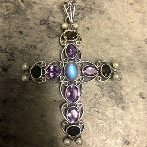 .925 Sterling Silver Cross Pendant